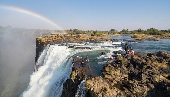 Gorge swing at Victoria Falls